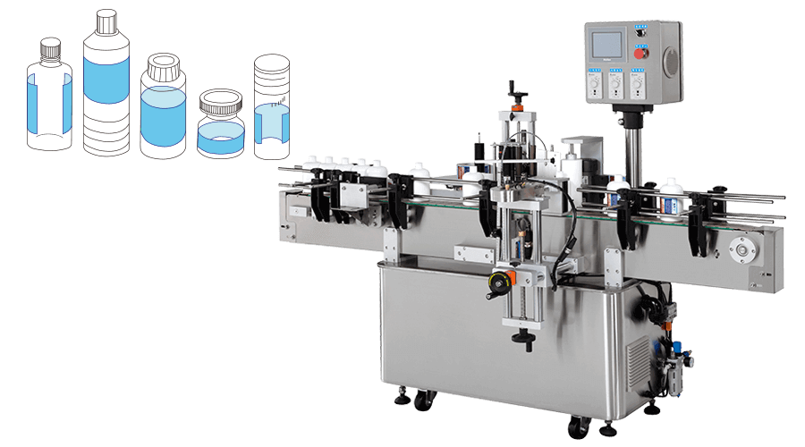 台湾KWT定点圆瓶自动贴标机KWT-515