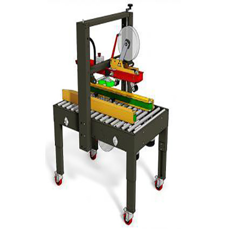 台湾纬华PW-553S两侧皮带传动封箱机