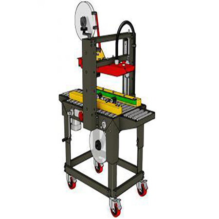 台湾纬华PW-562M迷你型两侧皮带传动封箱机