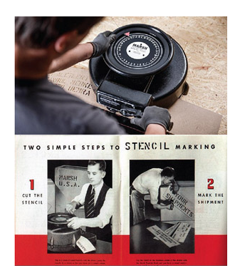 美国Marsh 唛头机